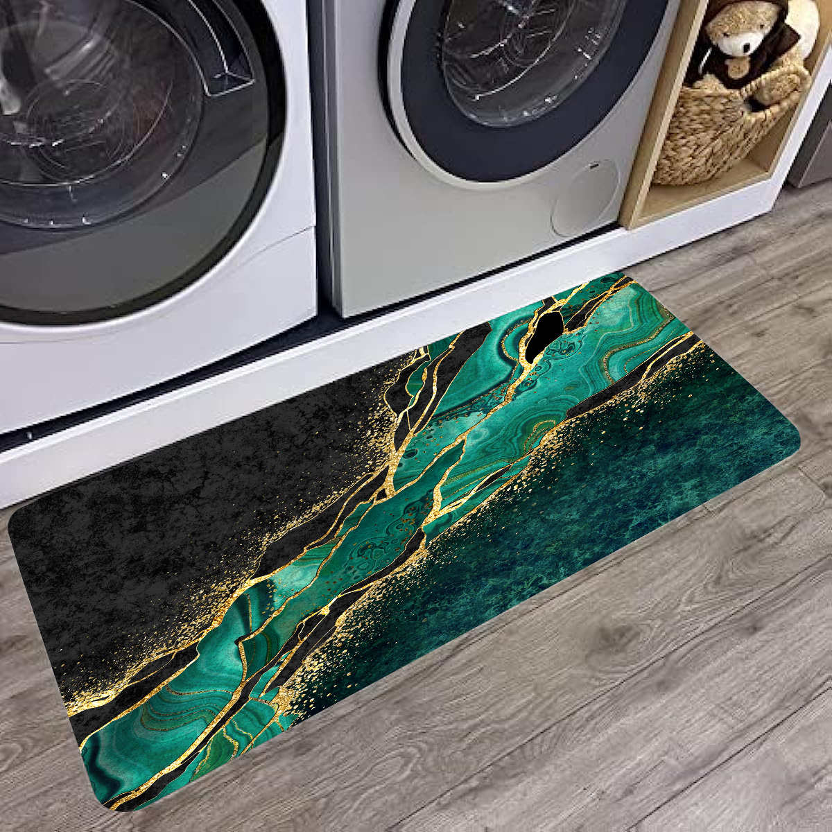 Textured Dark Green Solid Green Doormat Carpet Mat Rug Polyester Non-Slip  Floor Decor Bath Bathroom Kitchen Living Room 40*60 - AliExpress