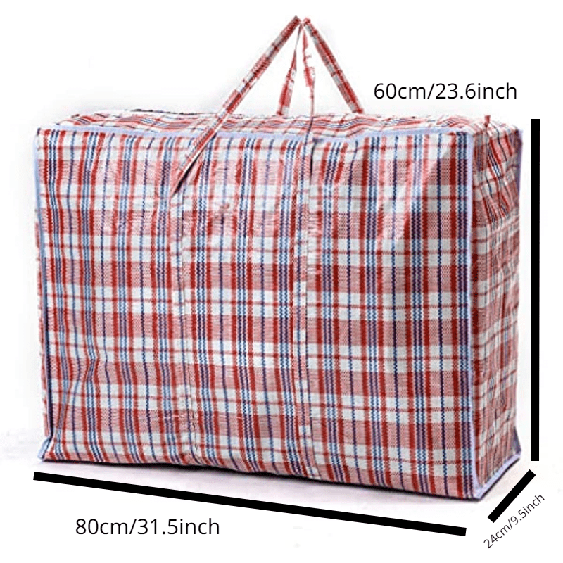 Reusable Large Jumbo plastic Laundry Bag/ Big Storage Bag Zip