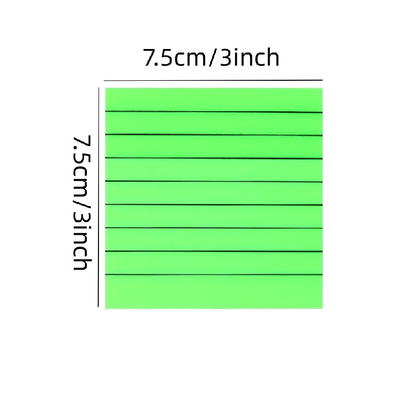 Transparent Liner Notes 6 Color Waterproof Adhesive Pads - Temu