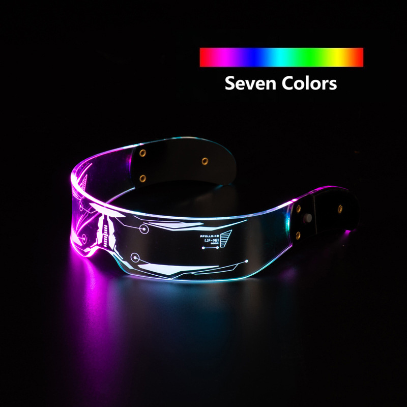 Gafas Led Emiten 7 Colores - Z-SmileFun - LuminousGlass 