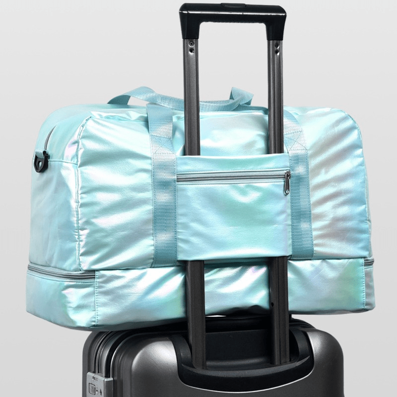 Large Capacity Carry on Tote Nylon Lightweight Luggage Weekender Bag
