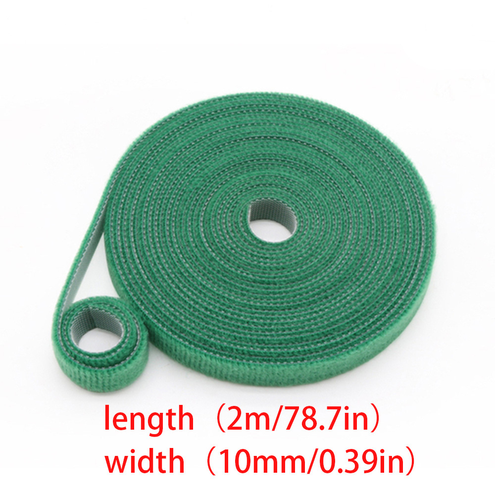 Plant Ties Nylon Plant Bandage Tie Home Garden Plant Shape Tape Hook Loop  Wrap Support Accessories