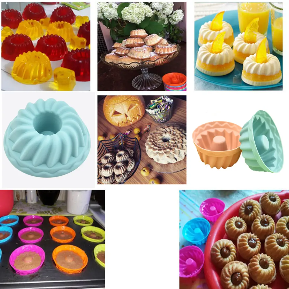 Fluted Tube Cake Pan, Baking Cake Mold, Savarin Cake Pan, Oven Accessories,  Baking Tools, Kitchen Gadgets, Kitchen Accessories - Temu