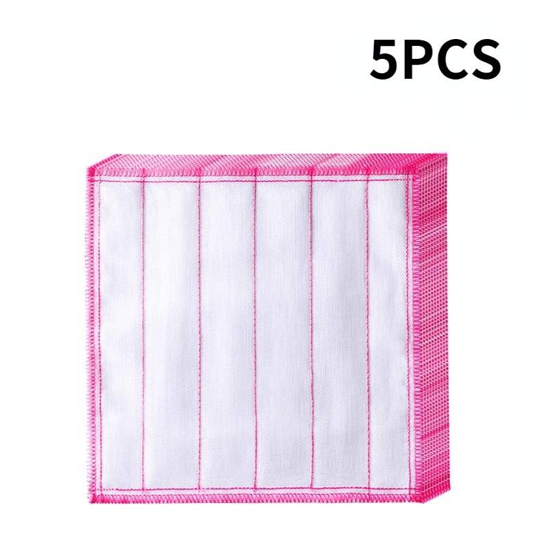 10PCS Coral Fleece Soft Kitchen Towels Absorbent Dish Cloth Anti