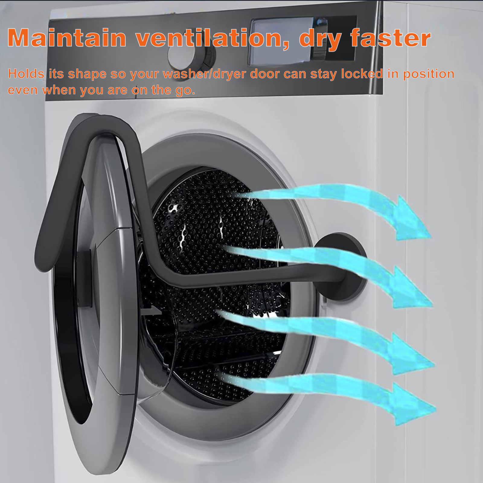 Ouvre-porte universel pour machine à laver, accessoire et arrêt, charge  frontale, support de butée de