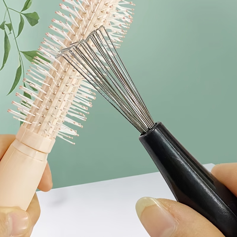 1 Pc Hair Brush Cleaning Tool 2-In-1 Comb Cleaning Brush Comb Cleaner Brush  Mini Hair Brush Remover For Removing Hair Dust Home And Salon Use