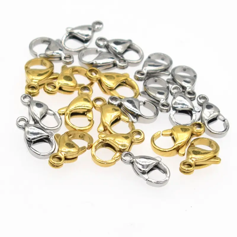 Stainless Steel Gold plated Lobster Claw Clasps Bracelet - Temu