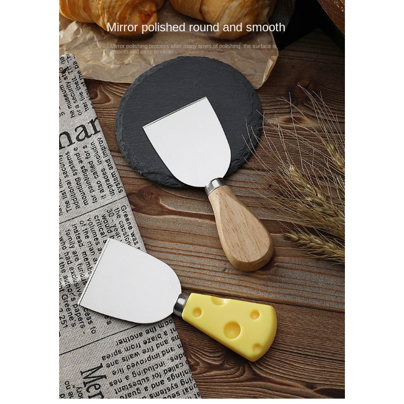 Stainless Steel Cheese Knife Set, Cute Cheese Knives And Forks With Plastic/wooden  Handle, Cheese Slicer, Cheese Cutter, Cheese Knife, Cheese Grater, Cheese  Knife, Cheese Spreader, Butter Cutter, Cheese Forks, Kitchen Supplies,  Baking