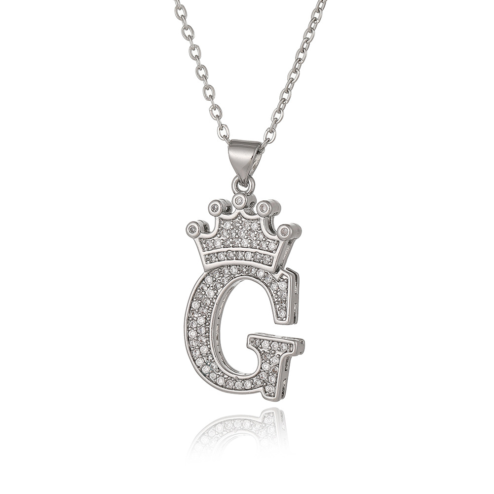 European And American Popular Street Style Pendant Accessories, Crown And  Eazy Money Letter Design Pendant With Silver-plated/gold-plated And  Rhinestones On A Multi-chain 20inch Necklace, Suitable For Men, Women,  Children, Daily Parties, Fashionable