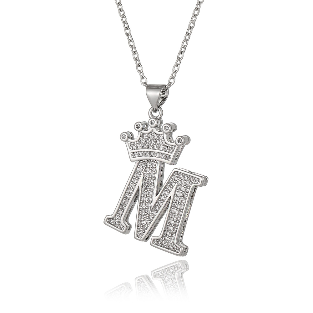 European And American Popular Street Style Pendant Accessories, Crown And  Eazy Money Letter Design Pendant With Silver-plated/gold-plated And  Rhinestones On A Multi-chain 20inch Necklace, Suitable For Men, Women,  Children, Daily Parties, Fashionable