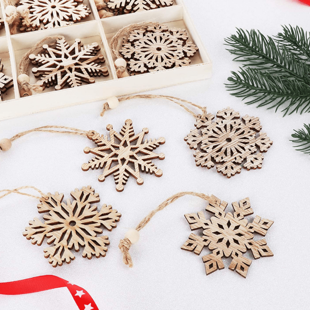 Snowflake Wood Hanging, Christmas Wooden Ornament Wood Gift Tags For  Holiday Diy Crafts, Home Decor Room Decor Theme Party Decor, Christmas  Decorations 2023 - Temu Australia