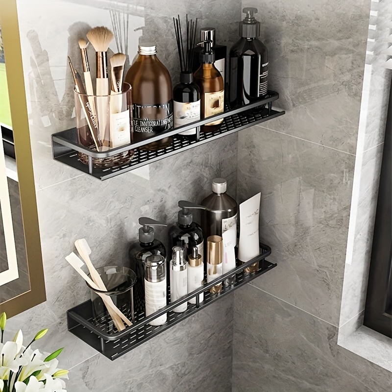 Rectangular Shower Caddy Space Aluminium Bathroom Shelf - Temu