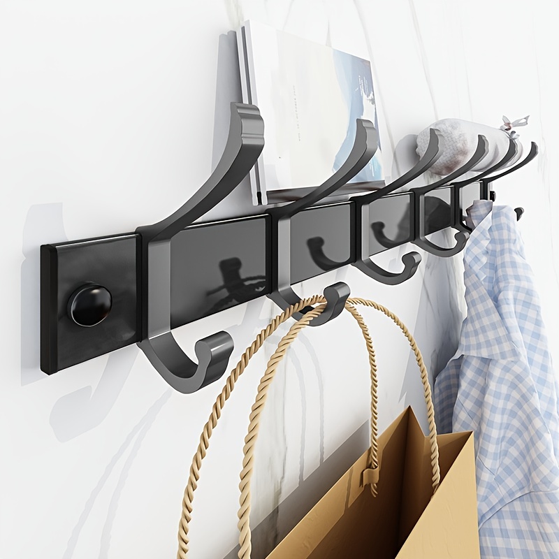Coat Hangers for Wall Heavy Duty  Punch Free Wall Hooks for Coats - Heavy  Duty Hook Rail Coat Rack, Great Home Storage Organization for Bedroom,  Bathroom Yuwen : : Home