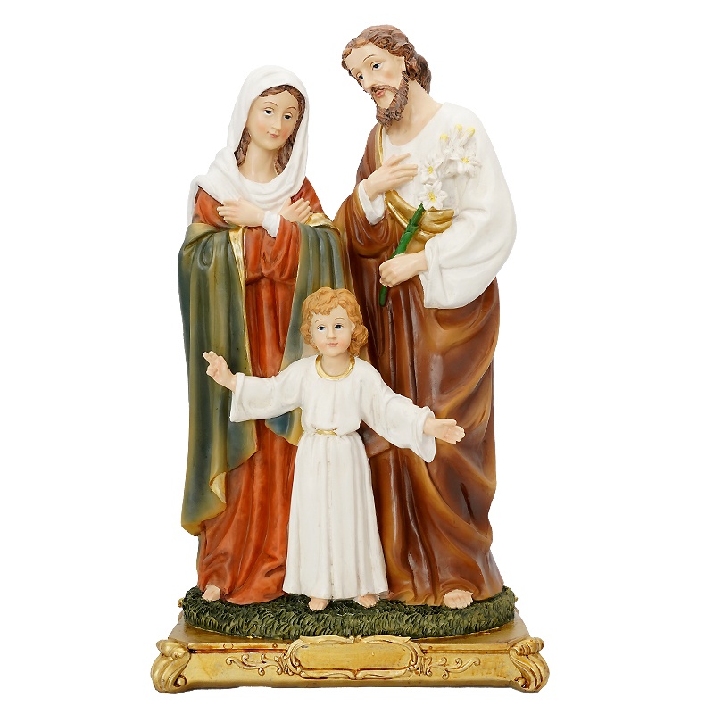 1pc Heilige Familie Maria Joseph Religiöse Statue Dekoration, Katholische  Christliche Statue Statue, Harz Handwerk Geschenke, Desktop-Dekorationen