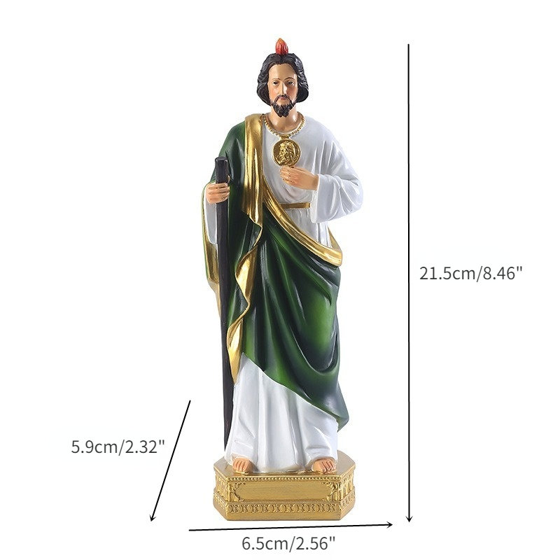 San Judas Tadeo 7 Inch Saint Jude Tadeo Religious Statue Money Saint 