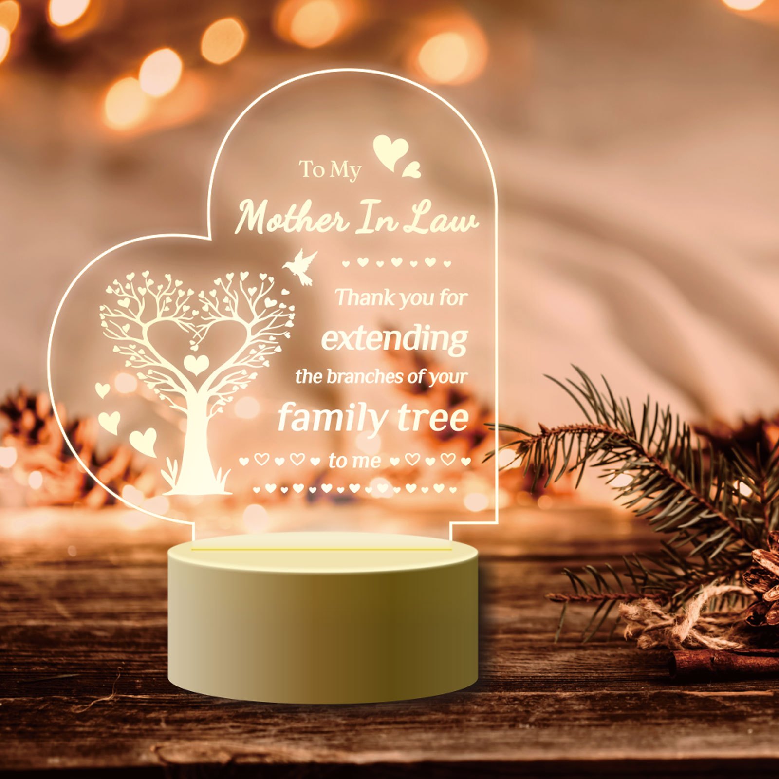 Gifts For Mom Engraved Night Light Mothers Day Gifts From - Temu United  Arab Emirates