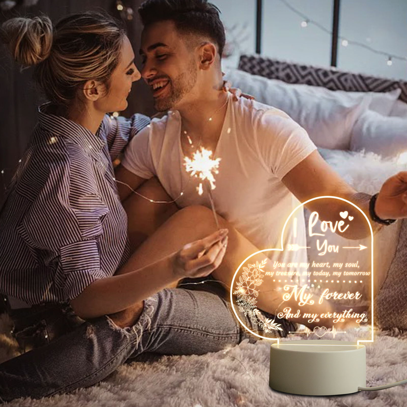 Night Light For Boyfriend Gifts Birthday Gifts For Boyfriend - Temu United  Arab Emirates