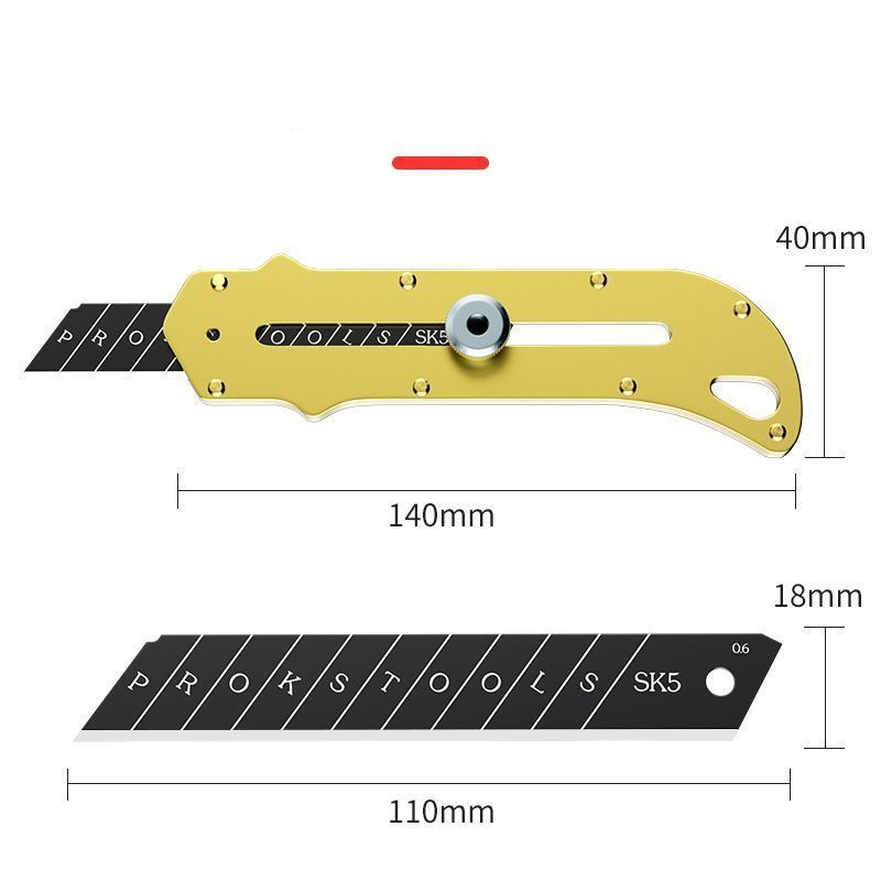 1pc Small Metal Art Knife Handmade Knife Wallpaper Knife Good-value  Household Disassembly Express Knife Paper Cutter