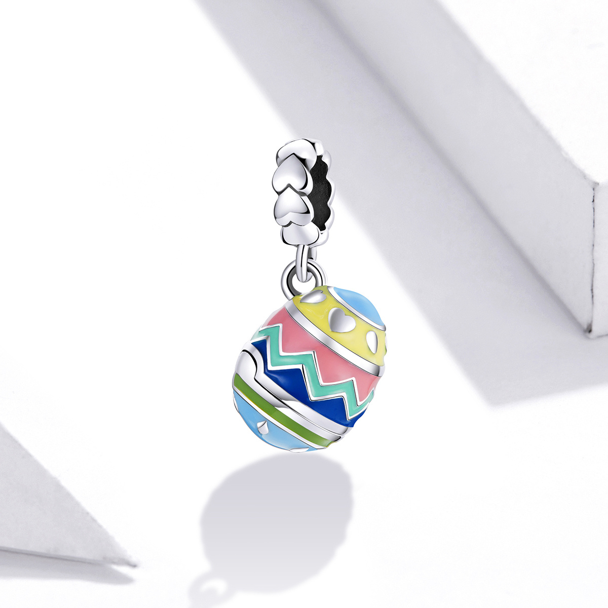 S925 Easter Lucky Eggs Beads for Bracelets Necklace Gift