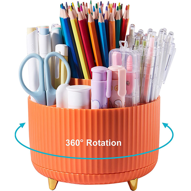 360 Degree Rotation Pen Holder Pencil Holder For Desk Desk - Temu