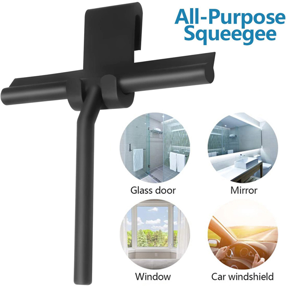 Squeegee Silicone Glass Wiper All Purpose Shower Squeegee - Temu