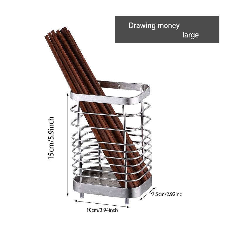 Organize Your Kitchen With A Stainless Steel Hanging Utensil Drying Rack -  Temu