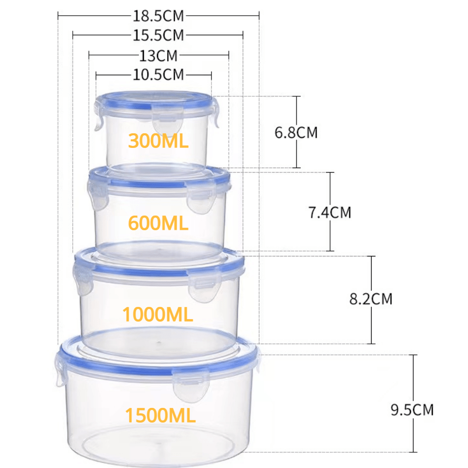 Cube Tritan Co-Polyester Food Storage Container with Lid – Moor Herbs