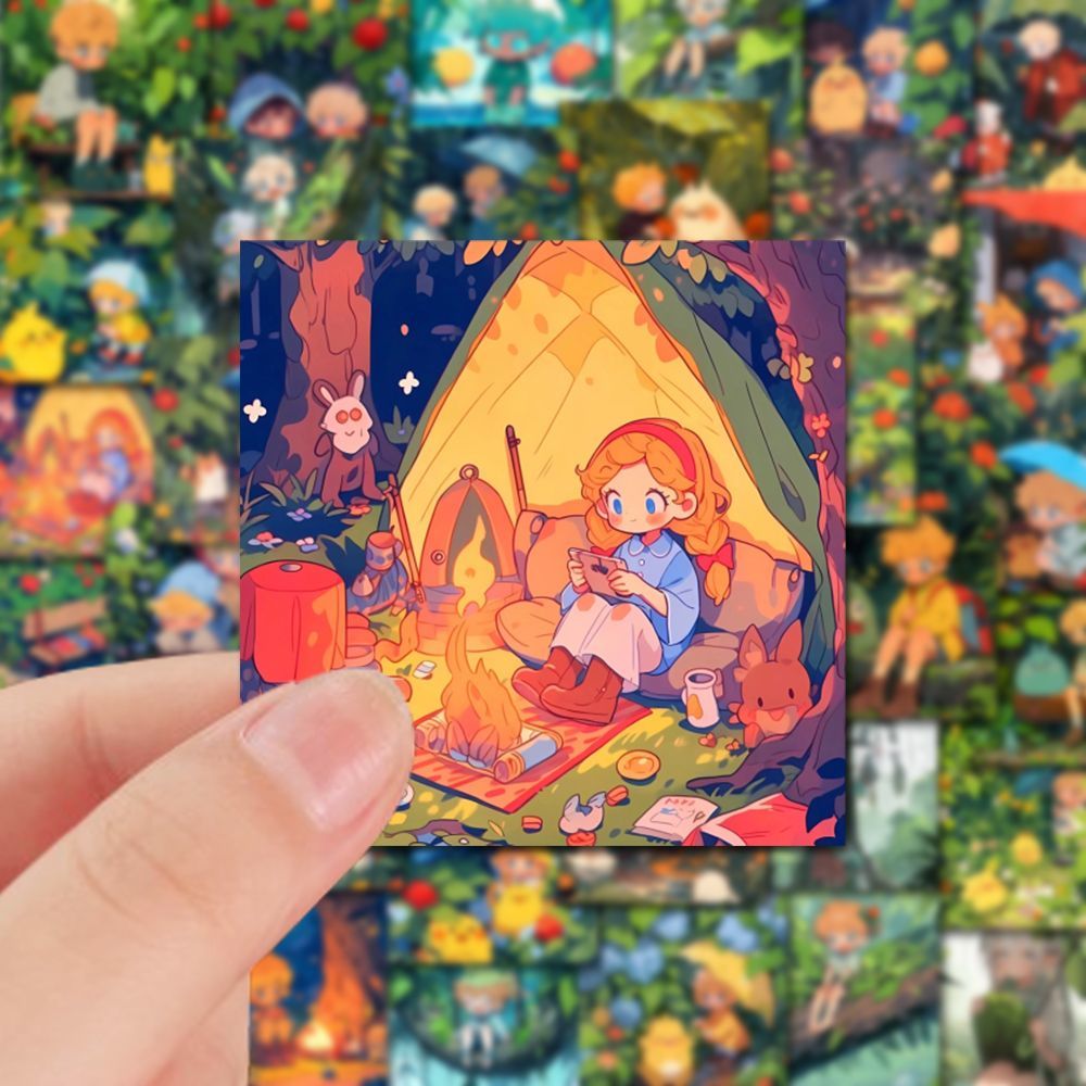 Outdoor Adventure Album Stickers Diy Crafting Fun Kids - Temu