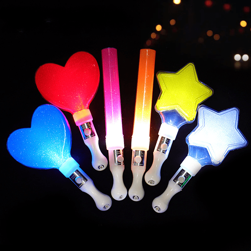 Bracelets lumineux à LED, fournitures de fête, clignotant dans la nuit,  jouets de décoration de mariage - AliExpress