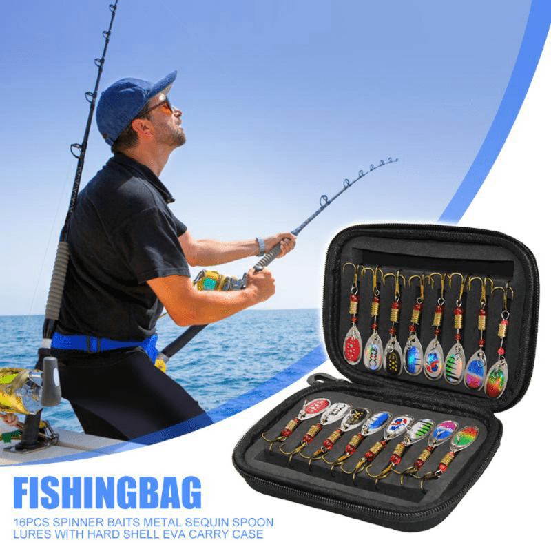 Waterproof Fishing Lure Storage Bag, Fishing Tackle Organizer, Fly Fishing  Lure Bag, Spinner Spoon Bait Storage Case