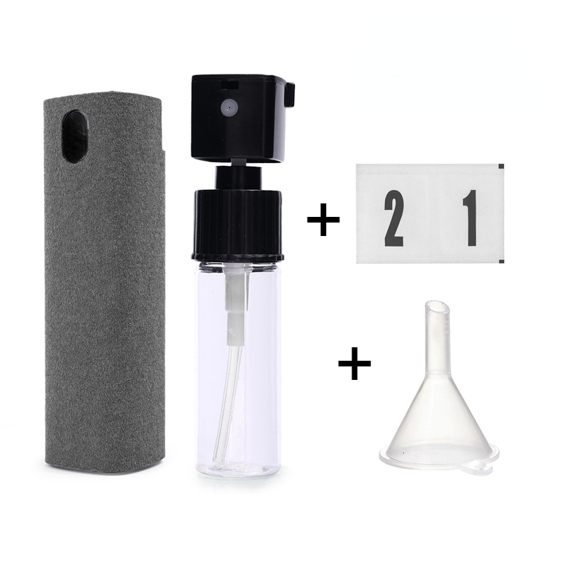 2in1 Microfiber Screen Cleaner Spray Bottle For Mobile Phone Ipad Computer  Microfiber Cloth Wipe Iphone Cleaning Glasses Wipes - AliExpress