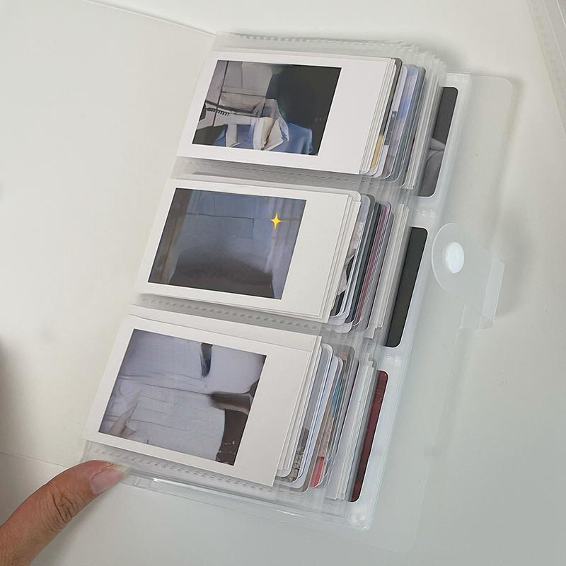 Grande Capacità 240 Inserti Porta Biglietti Da Visita Porta Carte  D'identità Album Fotografico Trasparente Mini Album Polaroid Biglietto  Fotografico