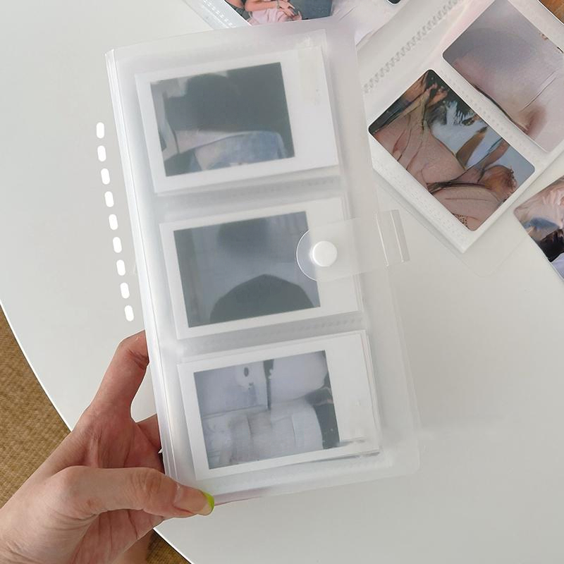 80 Pocket Mini Photo Album Transparent Polaroid Album Photo Card Holder  Mini Album Storage Collect Book Card Train Ticket Album