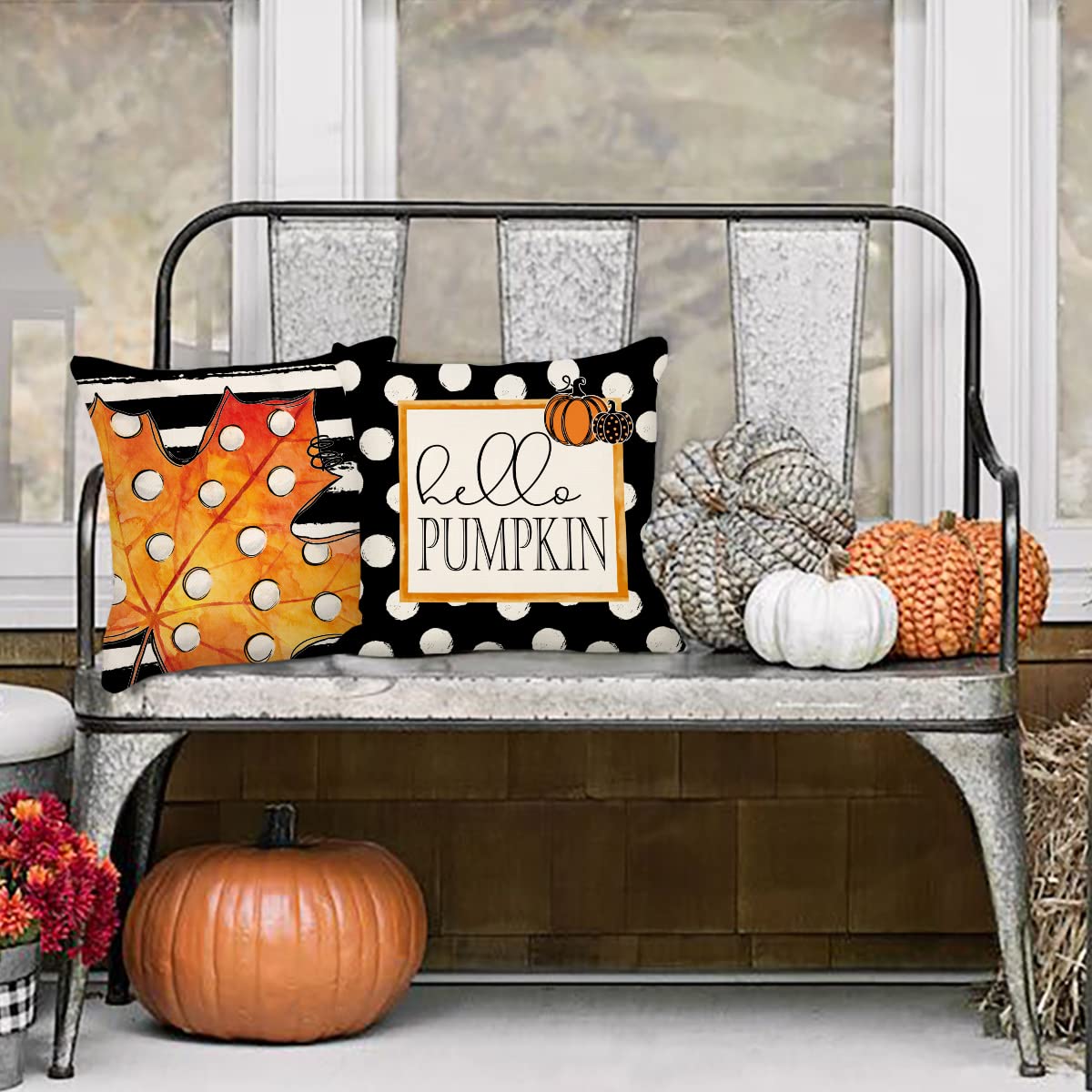 Fall Pumpkin Decorative Throw Pillow Covers Add A Touch Of - Temu