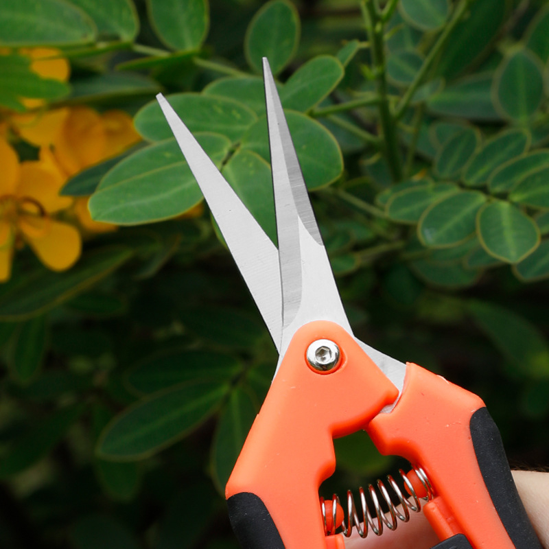 

1pc Pruning Shears, Heavy-duty Pruner With Spring, Labor Saving Shear Cutter For Picking Fruit Or Pruning Branches, Garden Tool