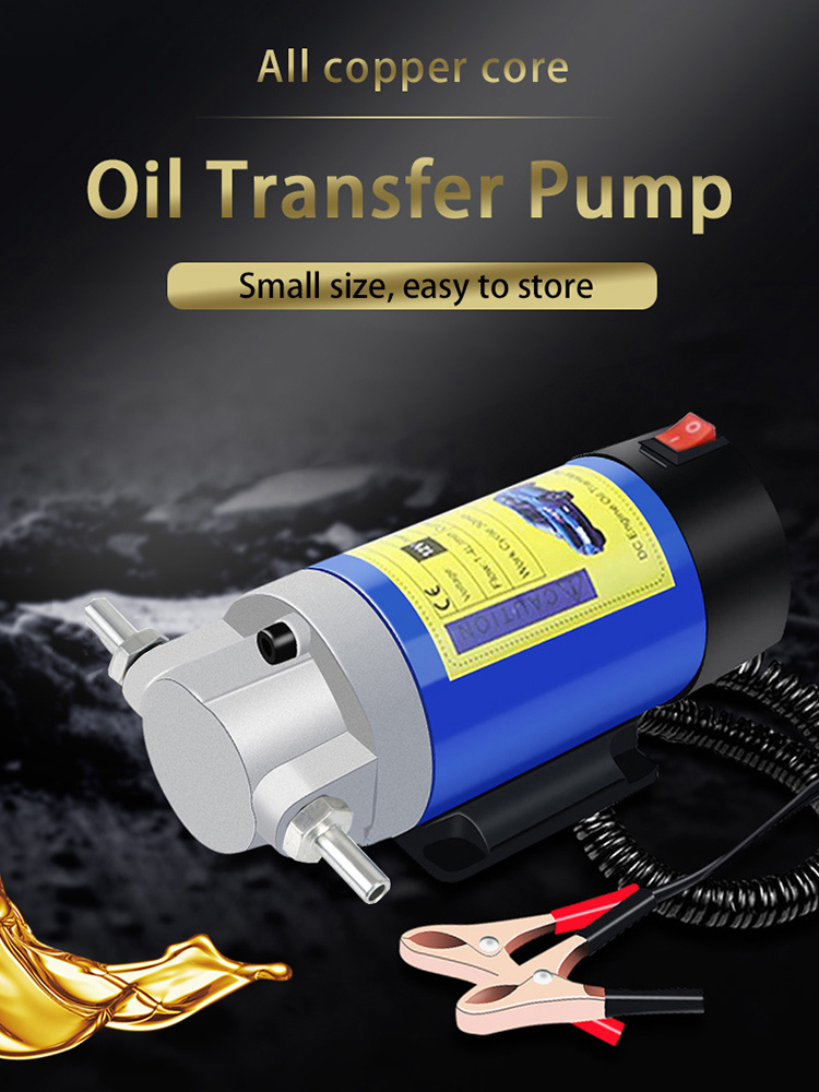 Auto Öl Pumpe 60w Elektrische Rohöl Flüssigkeit Pumpe Extraktor Transfer  Motor Saugpumpe + Schläuche für Auto Auto Boot Motorrad 12v