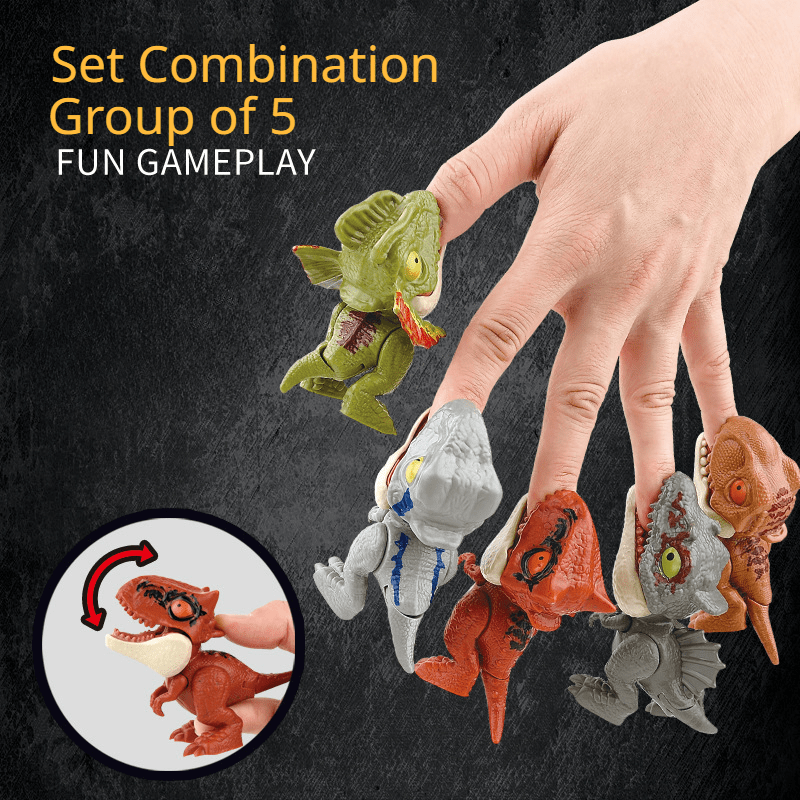 Amdohai Nouveauté Interactive Mordre Main Tyrannosaure Gags Jouet Jeux de  Famille Jeu de Dinosaure Bite Doigt Jeu Dinosaure Jouet Cadeau pour Enfants  (4 Pack) 