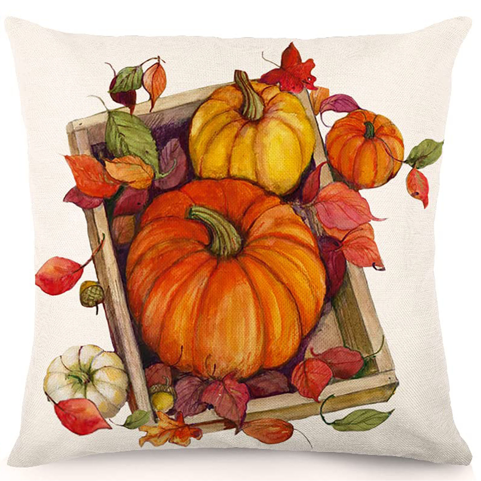 Fall Pumpkin Decorative Throw Pillow Covers Add A Touch Of - Temu