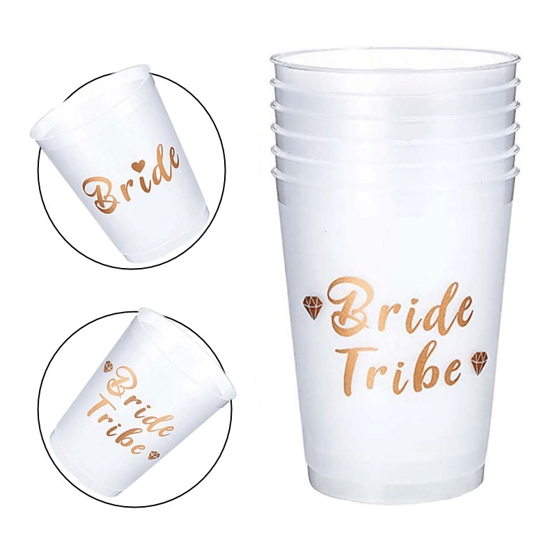 Bride Tribe Bachelorette Tumbler Cups