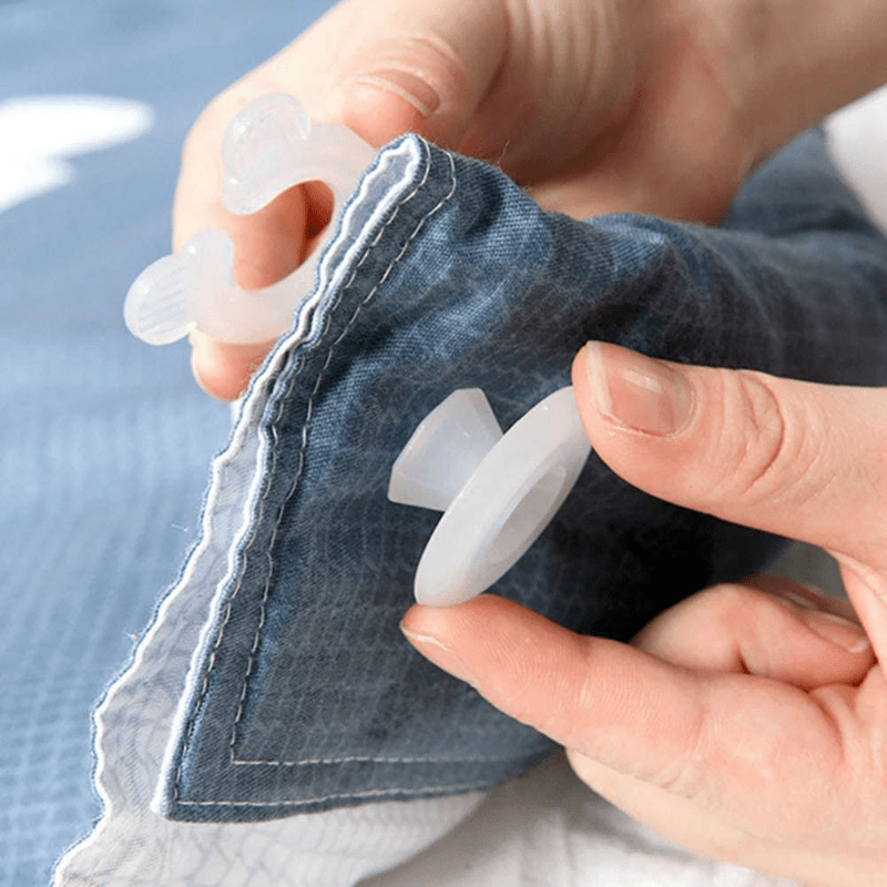 Quilt Cover Bedding Duvet Snaps Clips Bedroom Fastener Fixing Holder  Gripper