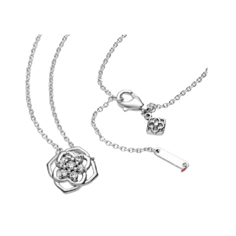 Rose petal clearance necklace pandora