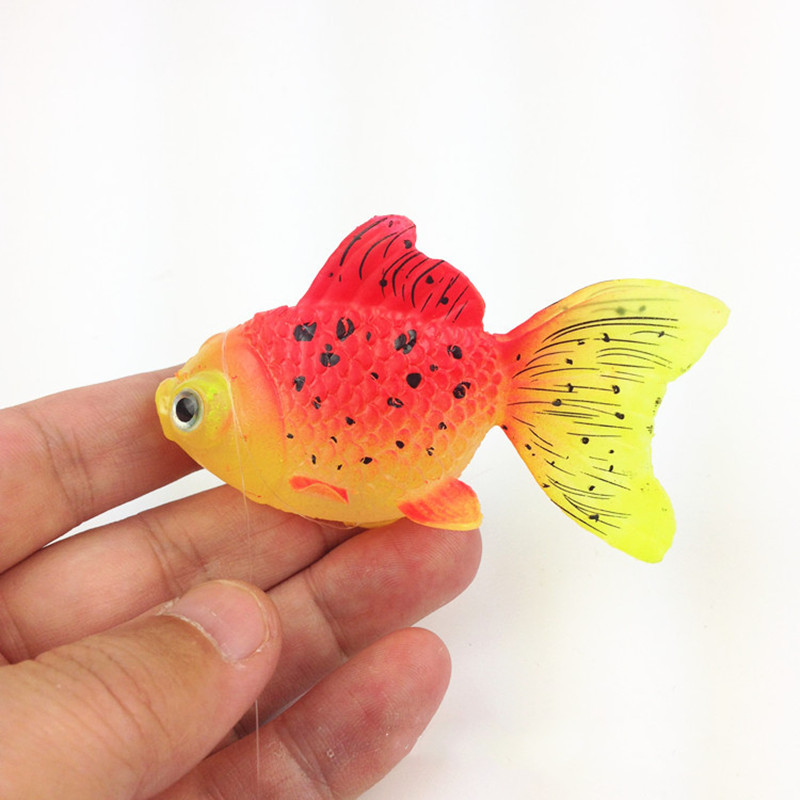 Artificial Aquarium with Artificial Fish that are Good for Fishing for  Predator Fish Stock Photo - Image of goldfish, yellow: 138526290