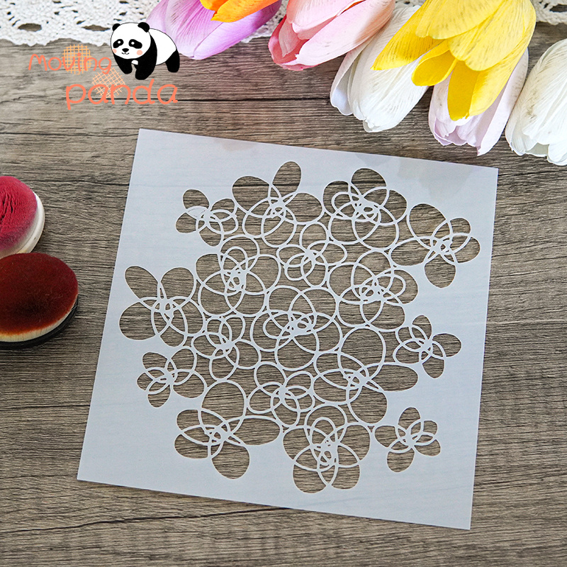 Damask Stencil Flowers Tile Stencil Template Plastic - Temu