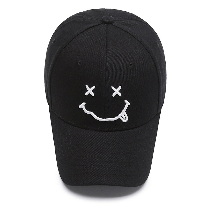 Cute Happy Face Baseball Happy Dad Hat Casual Dad Soft Adjustable Skull Hat  Embroidery Adjustable Hat Sport Sun Hat - Jewelry & Accessories - Temu  Canada