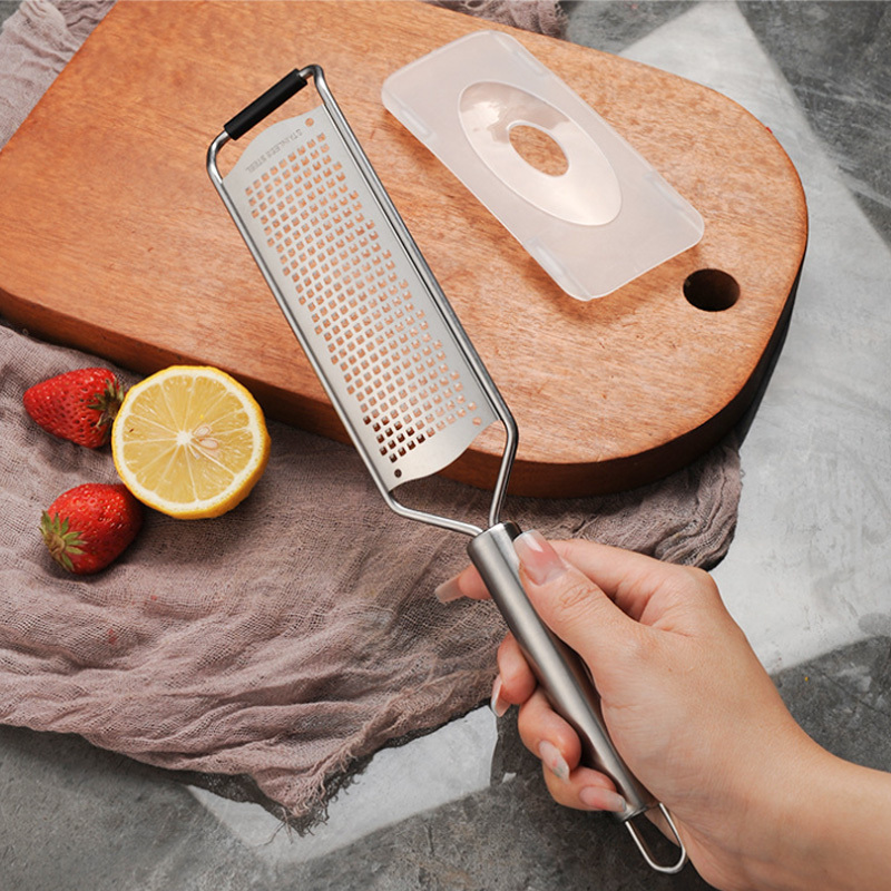 Lemon Zester, Cheese Grater, Multifunctional Stainless Steel Garlic Grater,  Manual Ginger Shredded, Household Creative Cheese Grater With Brush,  Vegetable Grater, Kitchen Stuff, Kitchen Gadgets - Temu