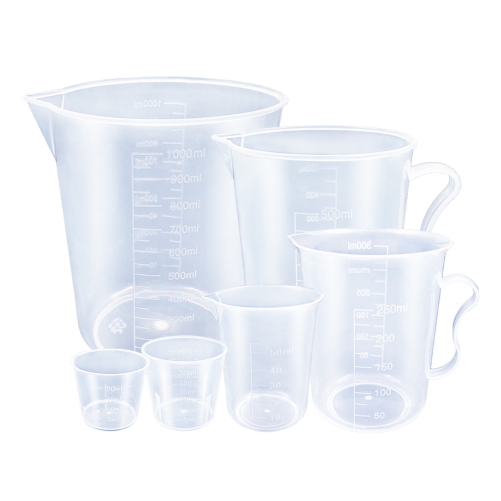 TEMU 6pcs/set, Measuring Cup, Plastic Liquid Measuring Cups, Liquid Measuring Cups, Multifunction Measuring Cup For Cooking, Tools, Stuff, Accessories