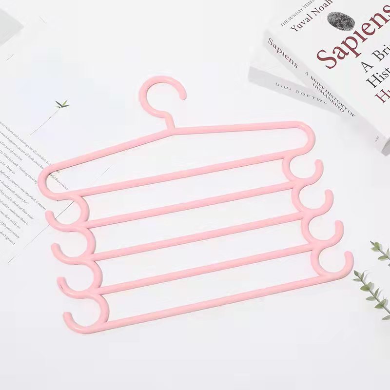 5-Layer Closet Storage Organizer for Pants, Towels, Scarves - Clothes Hangers