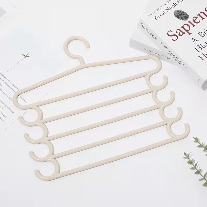 5-Layer Closet Storage Organizer for Pants, Towels, Scarves - Clothes Hangers