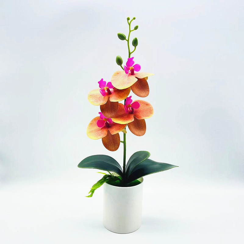 1pc Kunstorchidee Topfpflanze Topfblume Ornament Dekorative - Temu