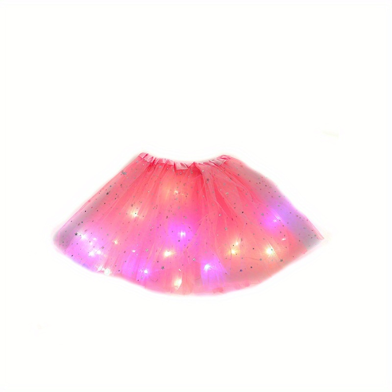 Glowing Led Princess Tutu Skirt For Stage Performances, Birthdays